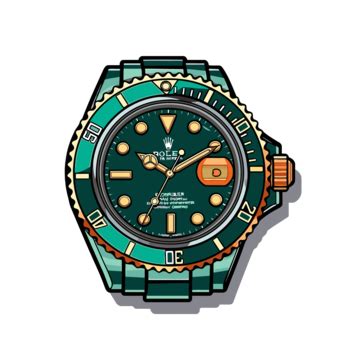 Rolex transparent cartoon